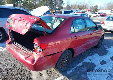 2008 Toyota Corolla Le from USA, damaged, VIN 2T1BR30E48C910022